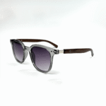 InfinitiStack Retro Wood Transparent Sunglasses - Image 4