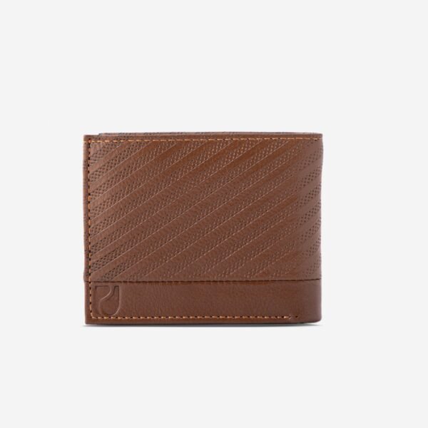 InfinitiStack Classic Brown Leather Bi-Fold Wallet