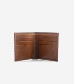 InfinitiStack Classic Brown Leather Bi-Fold Wallet - Image 3