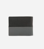 InfinitiStack Minimal Black & Grey Leather Wallet