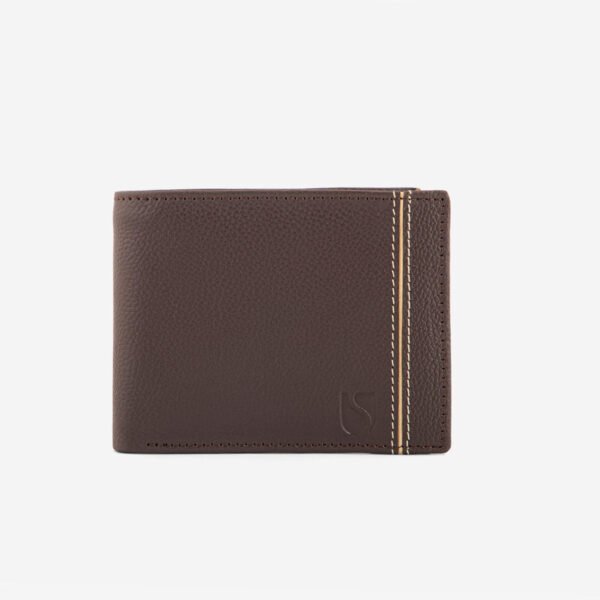 InfinitiStack Classic Dark Brown Leather Wallet