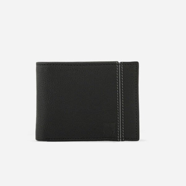 InfinitiStack Sleek Black Leather Wallet